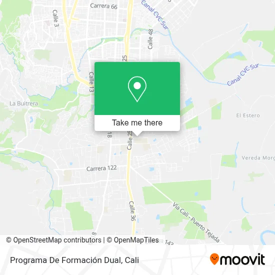 Programa De Formación Dual map