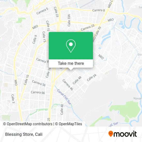 Blessing Store map