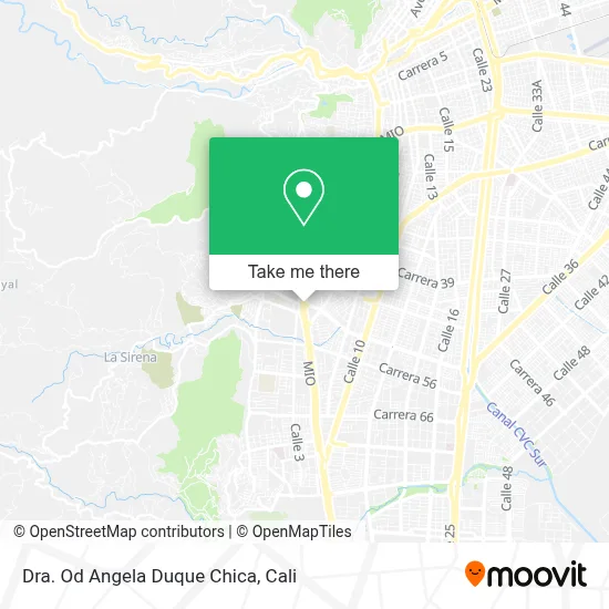 Dra. Od Angela Duque Chica map