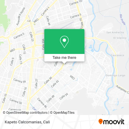 Kapeto Calcomanias map