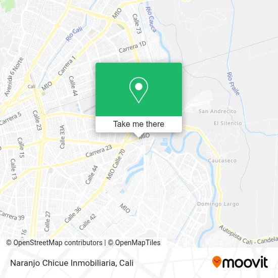 Naranjo Chicue Inmobiliaria map