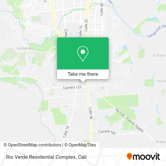 Rio Verde Residential Complex map