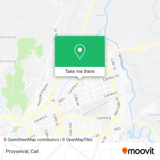 Proyseival map