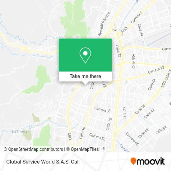 Global Service World S.A.S map