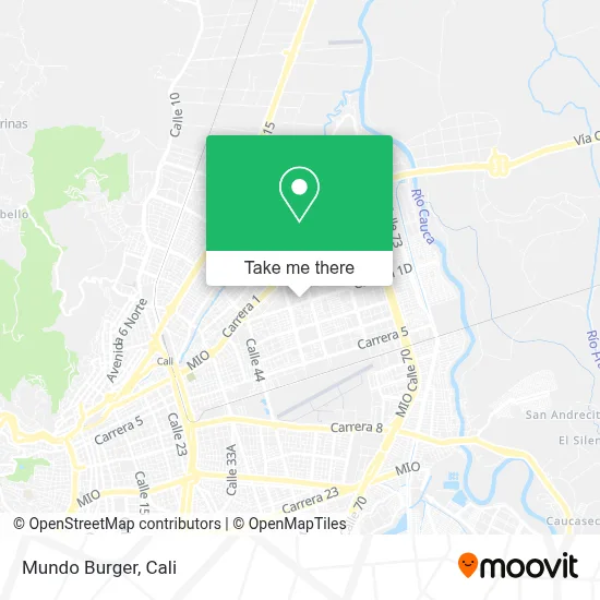 Mundo Burger map