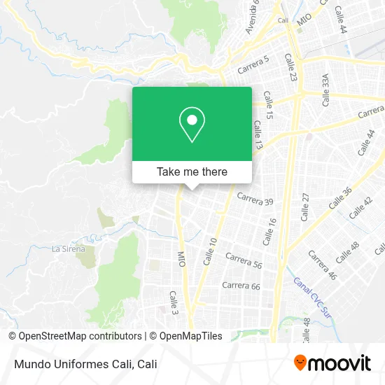 Mundo Uniformes Cali map