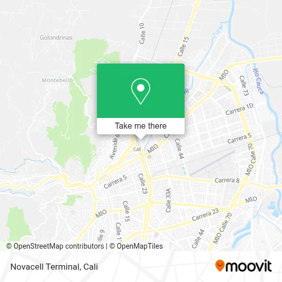 Novacell Terminal map