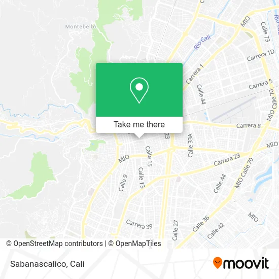 Sabanascalico map