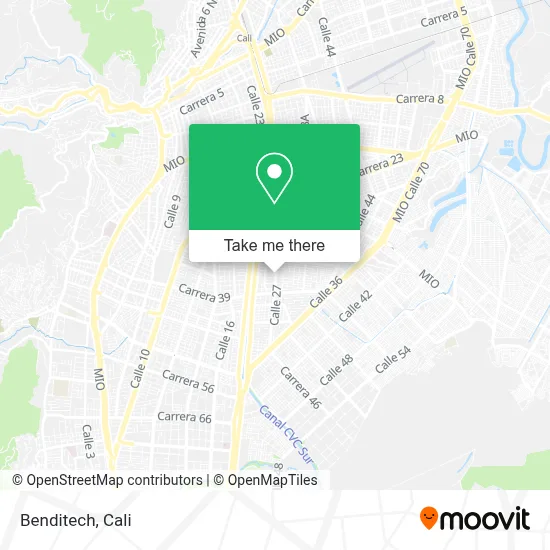 Benditech map