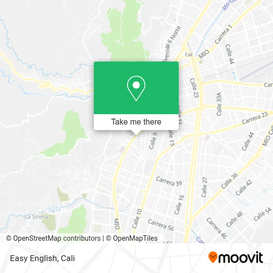 Easy English map