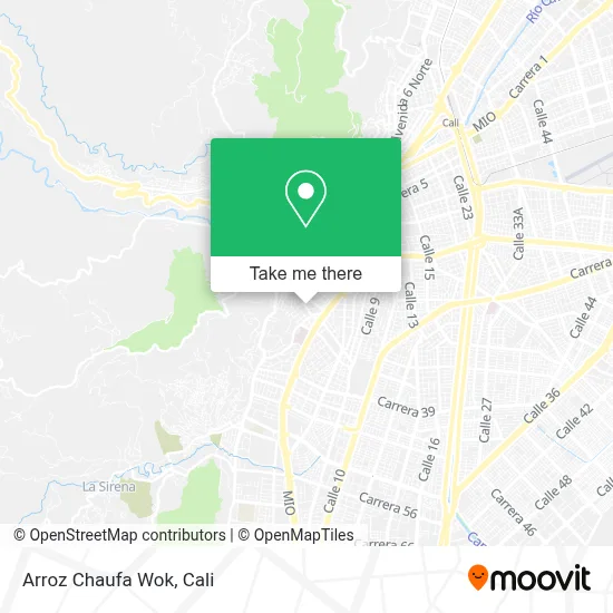 Arroz Chaufa Wok map