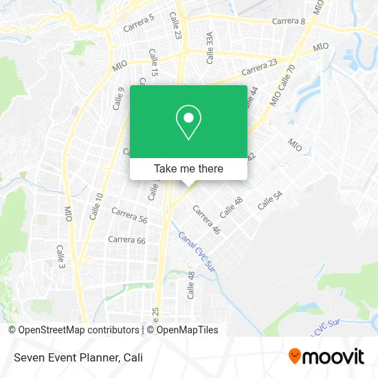 Seven Event Planner map