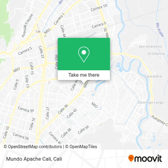 Mundo Apache Cali map