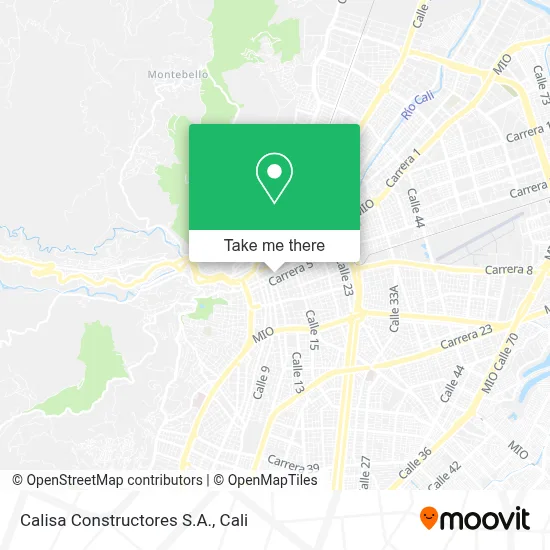 Calisa Constructores S.A. map