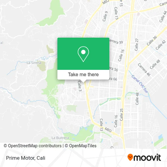 Prime Motor map