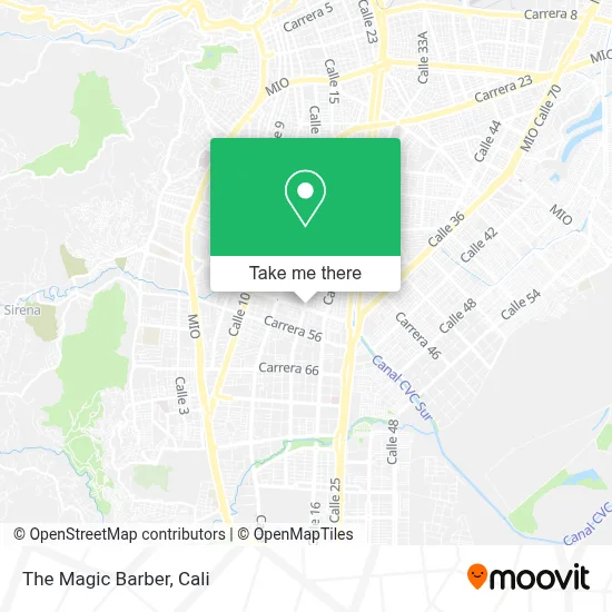 The Magic Barber map