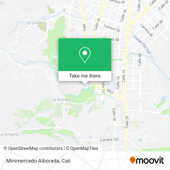 Minimercado Alborada map