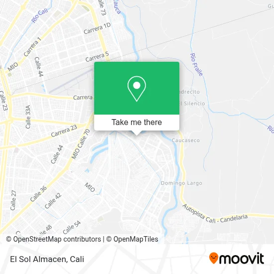 El Sol Almacen map
