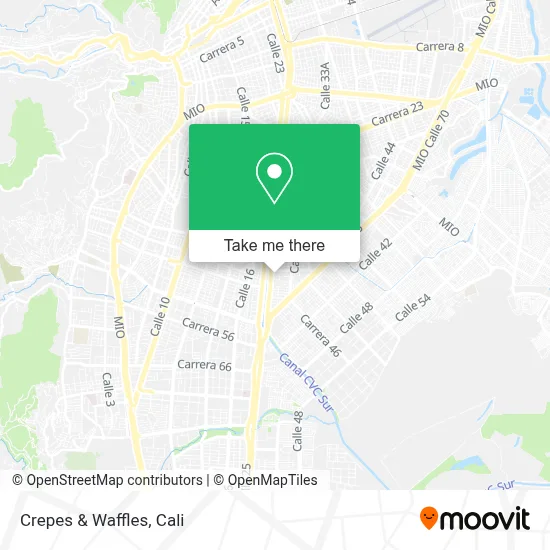 Crepes & Waffles map