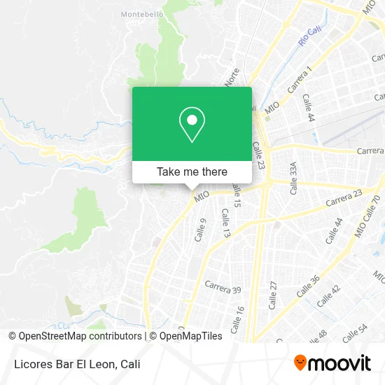 Licores Bar El Leon map
