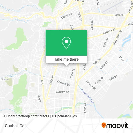 Guabal map
