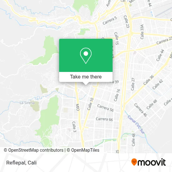 Reflepal map