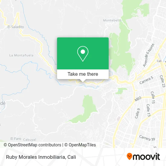 Ruby Morales Inmobiliaria map