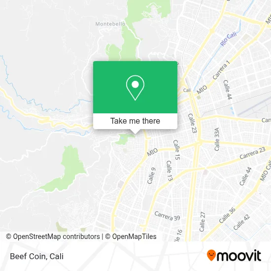 Beef Coin map