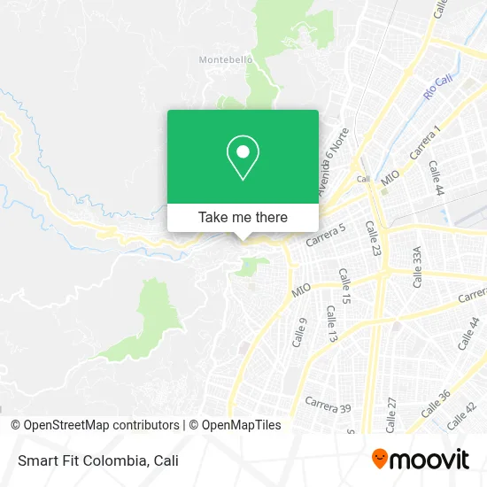 Smart Fit Colombia map