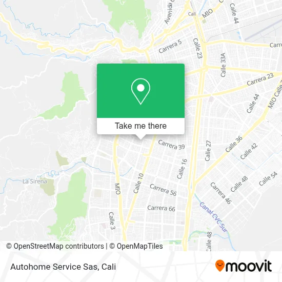 Autohome Service Sas map