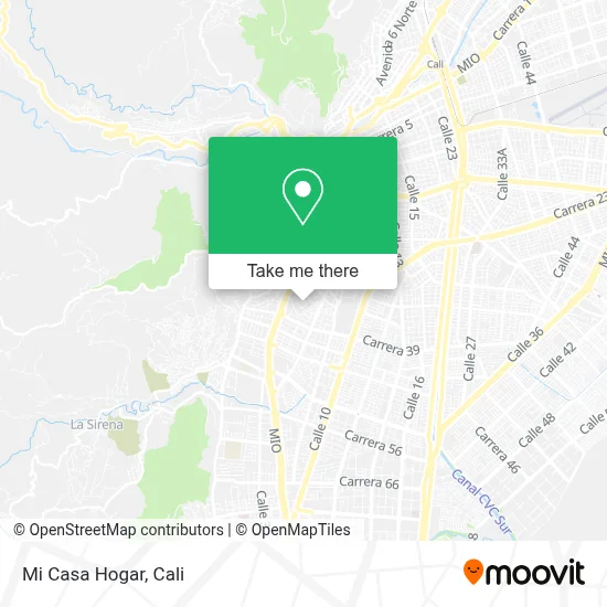 Mi Casa Hogar map