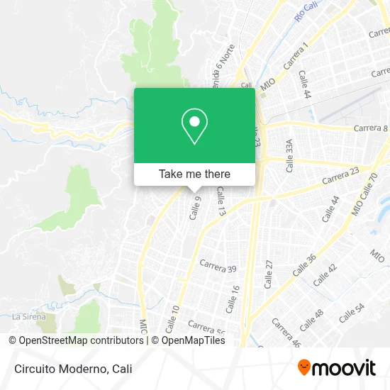 Circuito Moderno map