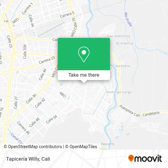 Tapicería Willy map