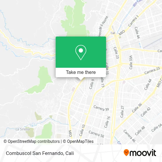 Combuscol San Fernando map