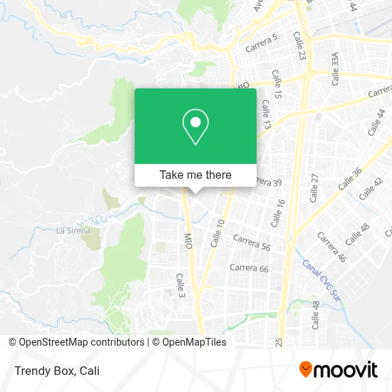 Trendy Box map