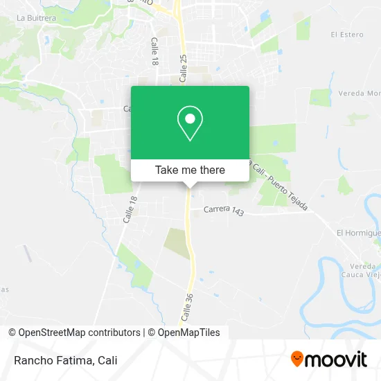 Rancho Fatima map