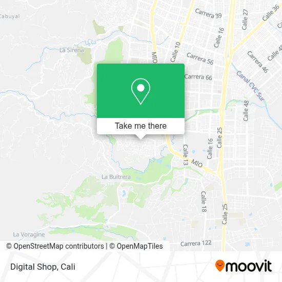 Digital Shop map