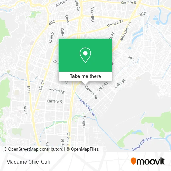 Madame Chic map