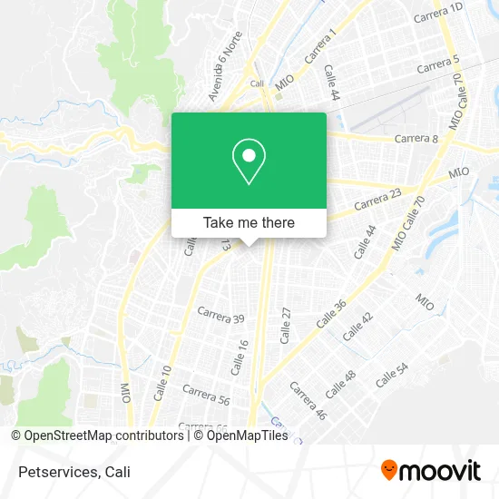 Petservices map
