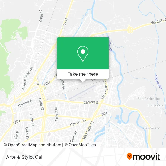 Arte & Stylo map