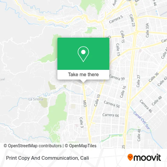 Print Copy And Communication map