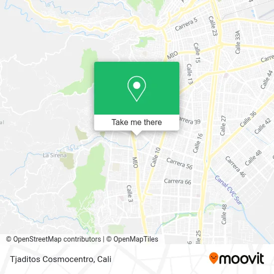 Tjaditos Cosmocentro map