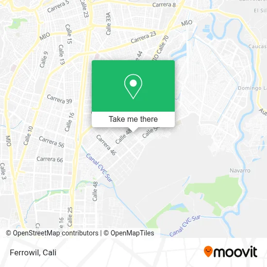 Ferrowil map