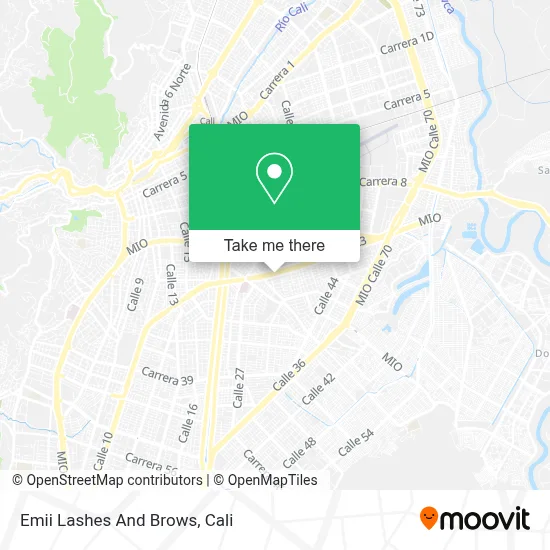 Emii Lashes And Brows map