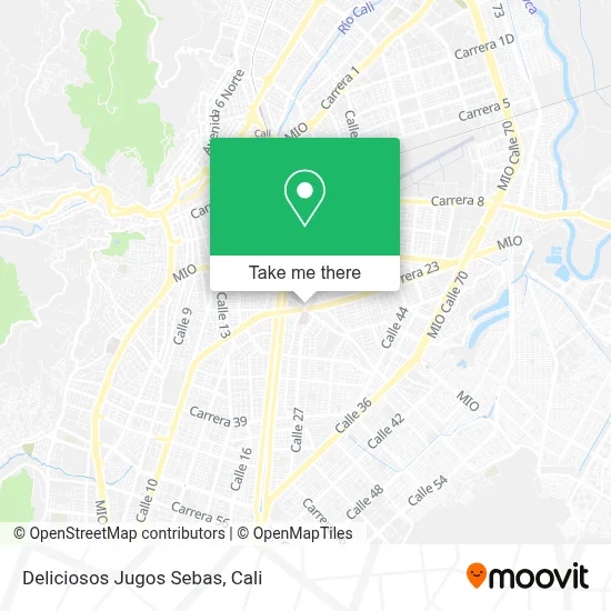 Deliciosos Jugos Sebas map