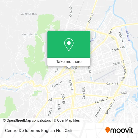 Centro De Idiomas English Net map