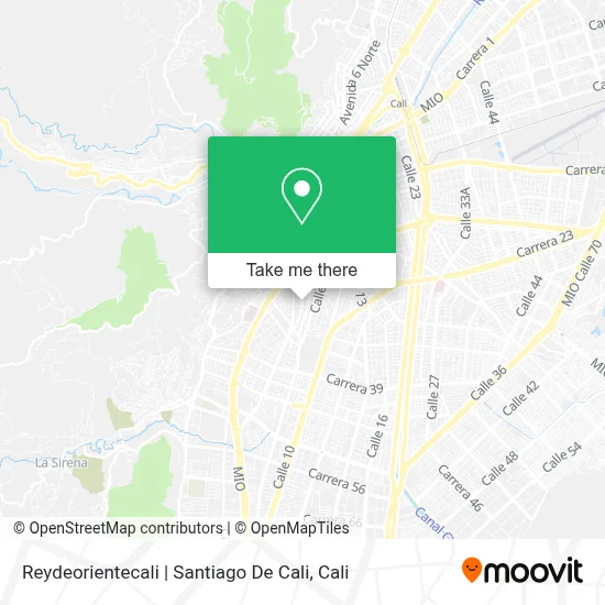 Reydeorientecali | Santiago De Cali map