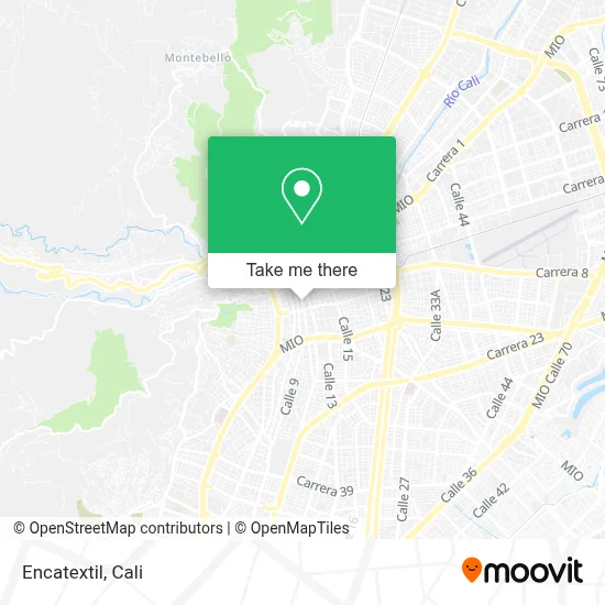 Encatextil map