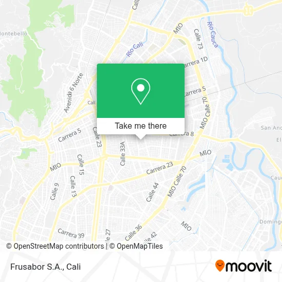 Frusabor S.A. map