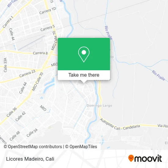 Licores Madeiro map